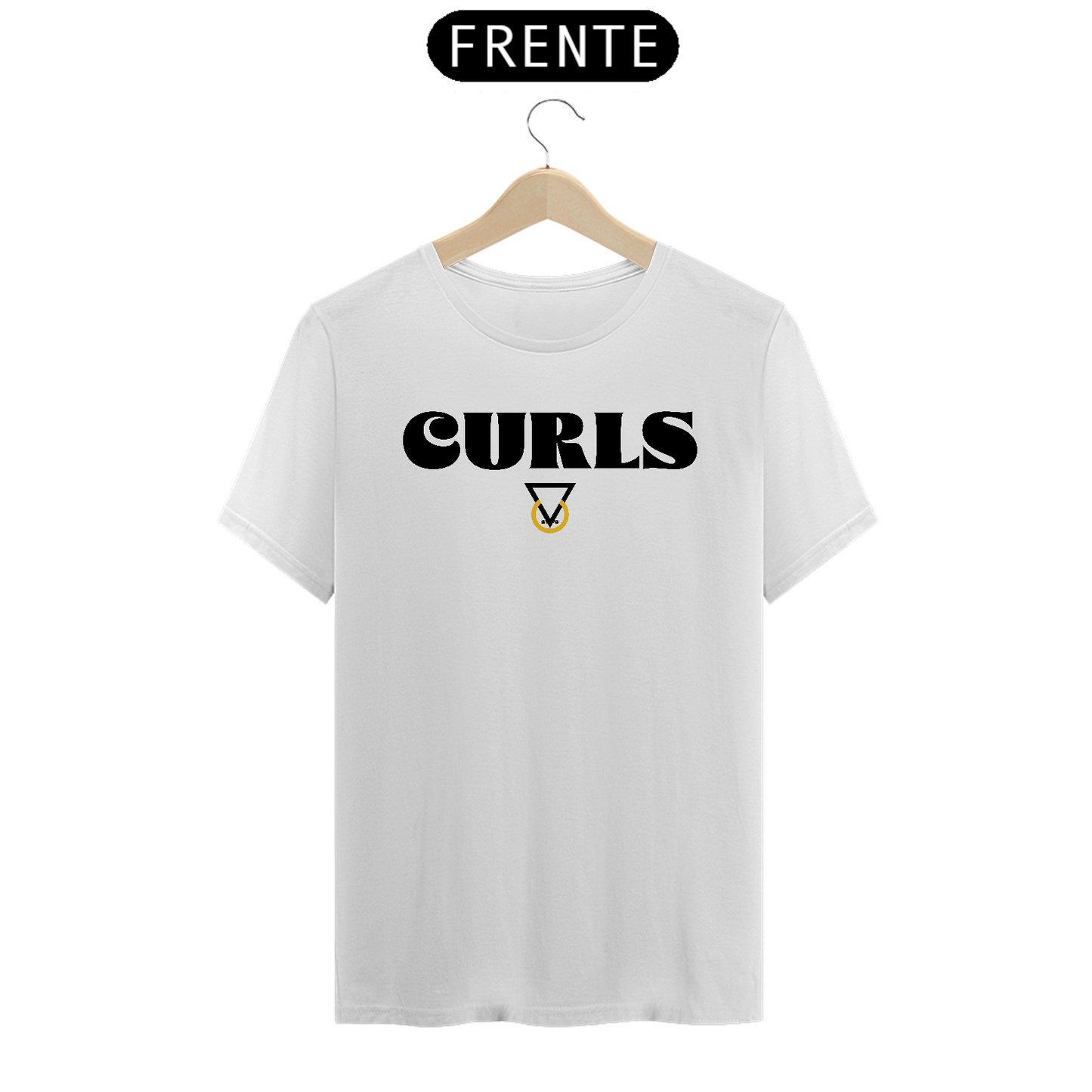 Curls T-shirt White Premium